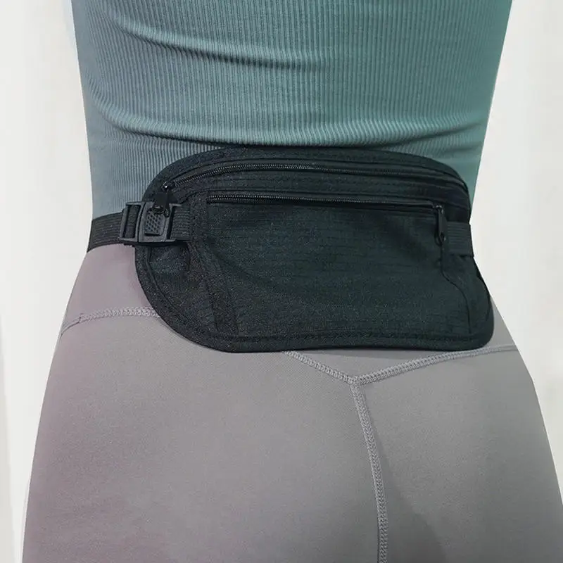 Invisible Travel Waist Pouch Hidden Security Money Belt Passport Bag Multipurpose Sports Waist Pack For Unisex