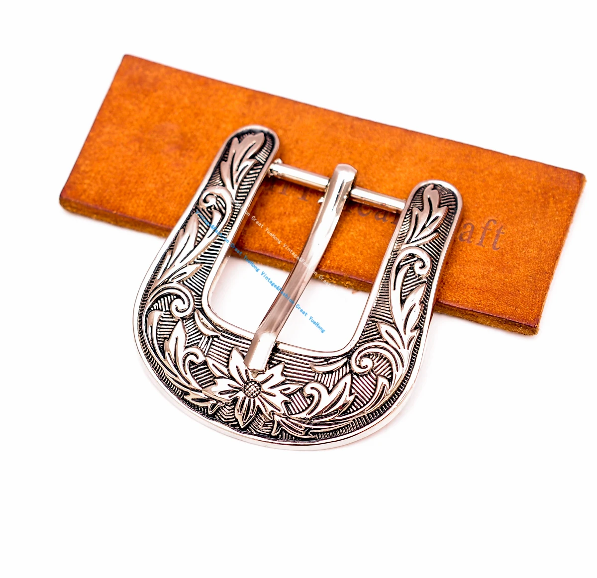 1 inch Western Cowboy Cowgirl Ranger Rodeo 3 PCS Set Belt Buckle Floral Engraved Jeans Belt Buckle Replacement