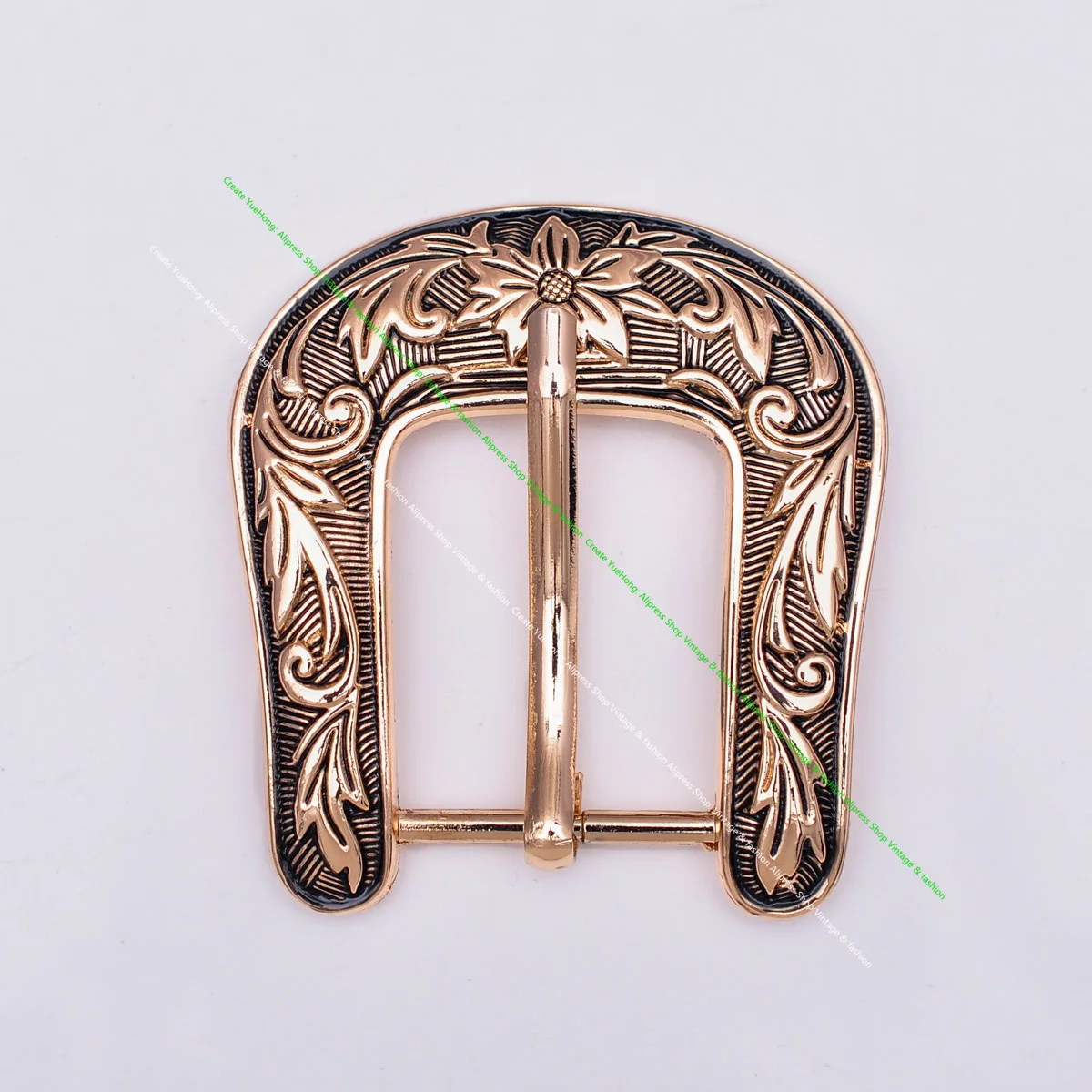 1 inch Western Cowboy Cowgirl Ranger Rodeo 3 PCS Set Belt Buckle Floral Engraved Jeans Belt Buckle Replacement