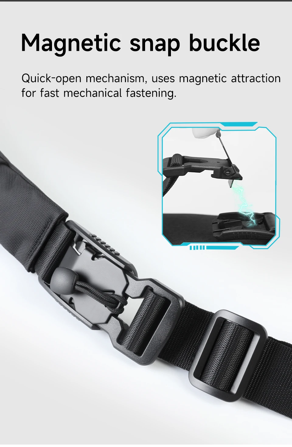 Tigernu Men Waterproof Crossbody Sling Bag Magnetic Buckle Multi Pocket Chest Bag For Travel Daily Commute