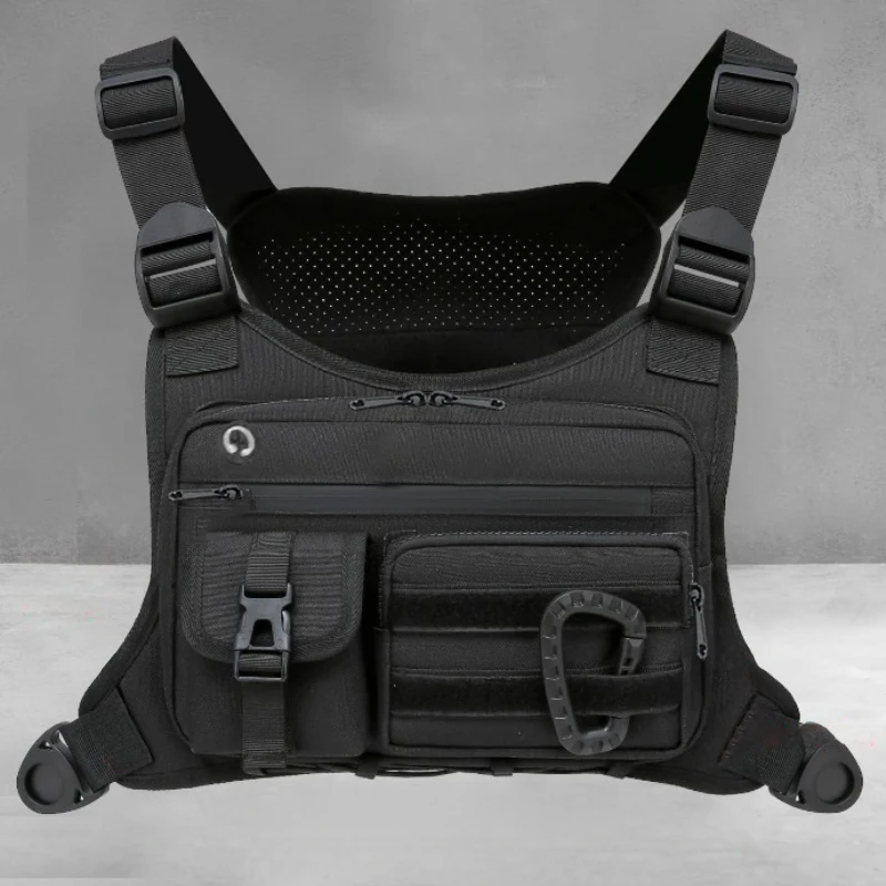 Chest Bags Outdoor Chest Bag For Men and Women, Tactical Vest For Running, Cycling, EDC Chest Pack Rig For Sports and Workouts