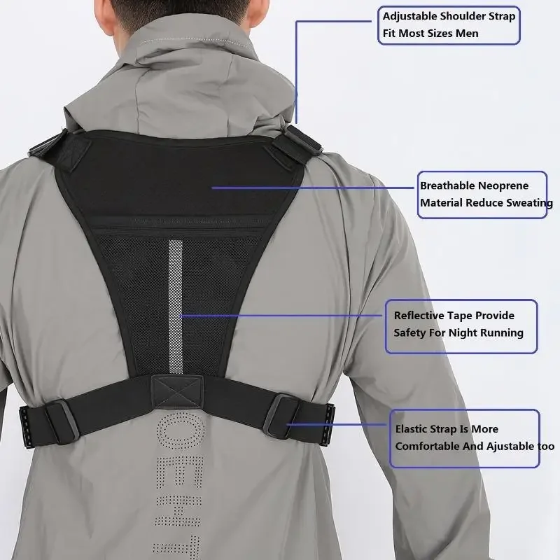 Chest Bags Outdoor Chest Bag For Men and Women, Tactical Vest For Running, Cycling, EDC Chest Pack Rig For Sports and Workouts