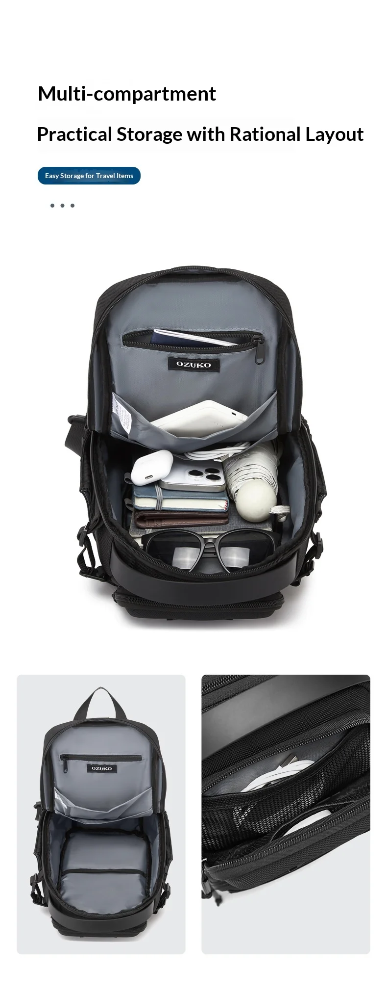 Men's Outdoor Leisure Cycling Crossbody Bag High-Quality Shoulder Bag Travel Waterproof Sports Fitness Chestbag
