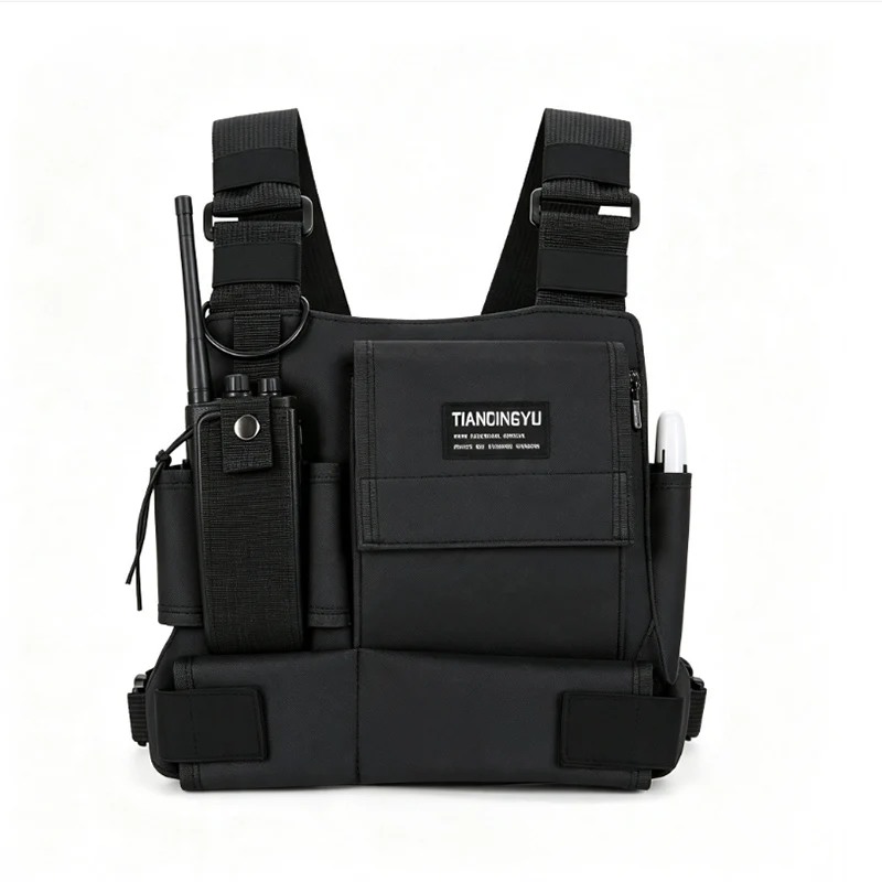 Tactical Chest Rig Bag Function Walkie-talkie bag Unisex Chest Pack Adjustable prethoracic Bags man Outdoor sport Vest backpack