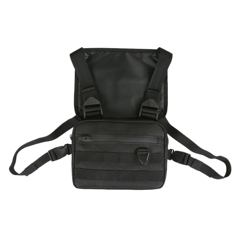 Lightweight Running Vest Backpacks Outdoor Cycling Bag Men Hiking Marathon Chest Rig Bag Storage Pocket Unisex Sports Chest Pack