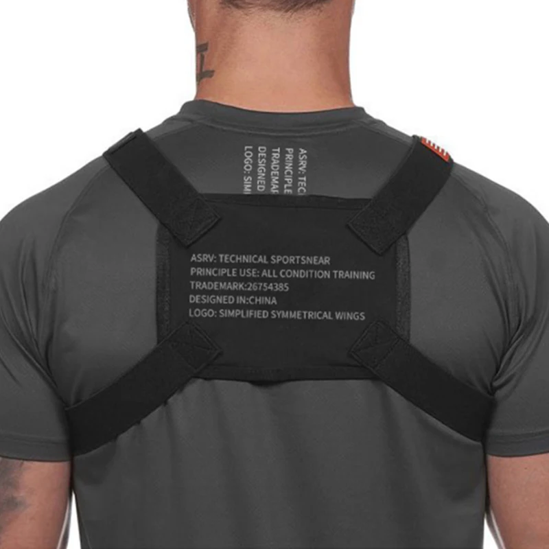 Men Sports Chest Pack Outdoor Cycling Bag Unisex Hiking Marathon Chest Rig Bag Storage Pocket Lightweight Running Vest Backpacks