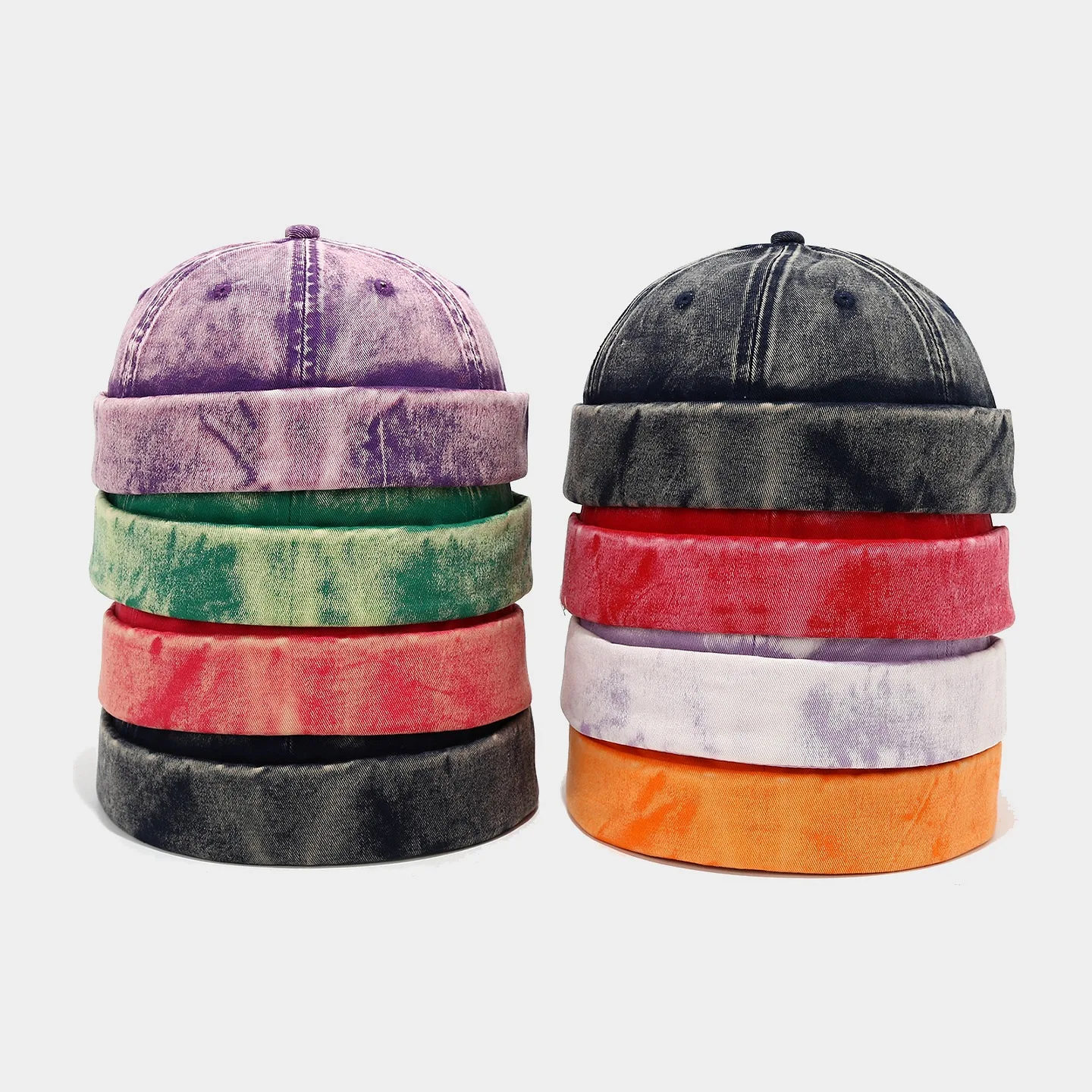 Vintage Washed Cotton Beanies Fashion Loop Beanie Bonnet Men's Women's Spring Summer Casual Hats New Design