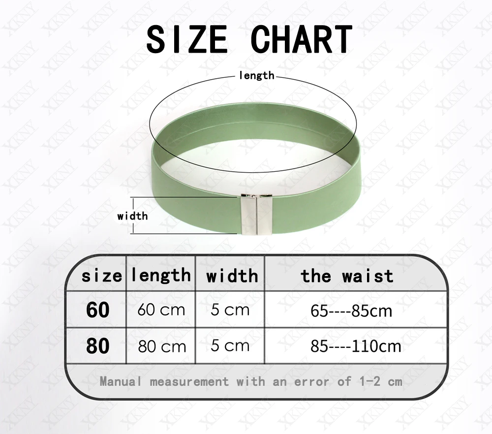 XClocKNYoung Belt Silk Skating Sports Fitness Plastic Waist satin glossy Belt Decoration Buckle Waist Glossy Decorative Belt
