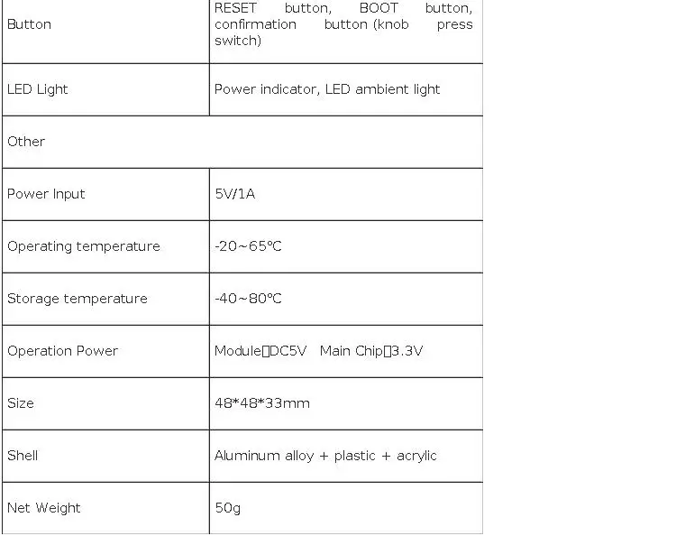 CrowPanel 1.28-inch ESP32 HMI Rotary Display 240x240 IPS Round Touch Knob Screen with UART I2C FPC Interface 2.4G WiFi Support