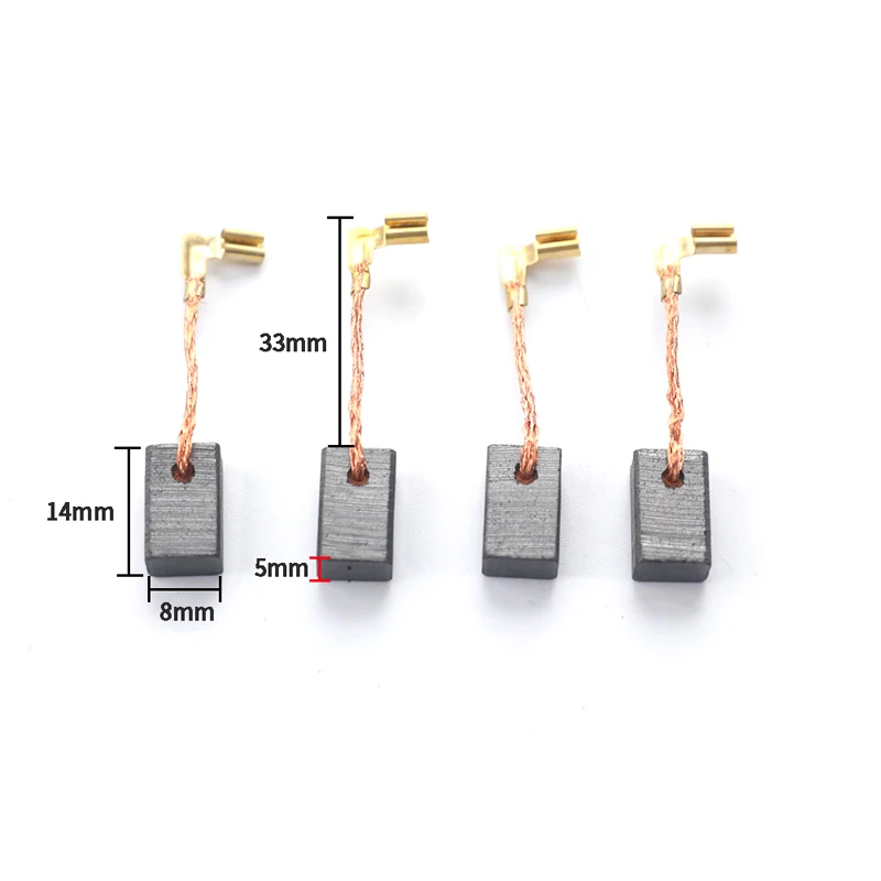 4/8PCS Carbon Brushes For Makita GA 5030 CB-459 Angle Grinder Carbon Brushes