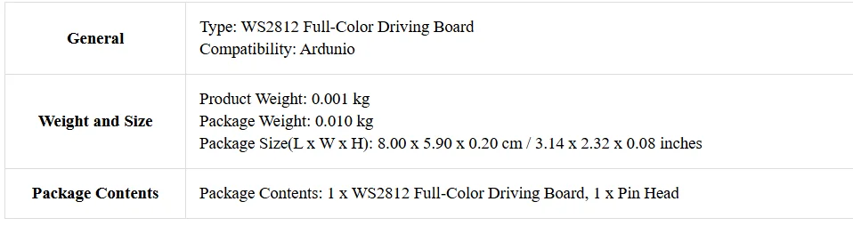 1-100PCS WS2812B 5050 RGB LED Breakout Module Addressable Full Color Single Pixel Board DC 5V for Arduino ESP32 Raspberry Pi DIY