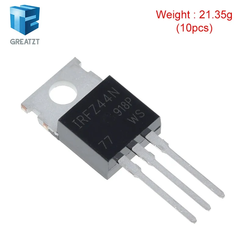 GREATZT 10/20/40PCS IRFZ44N IRFZ44 Z44N