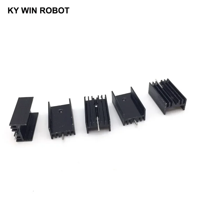10pcs Aluminium TO-220 Heatsink TO 220 Heat Sink Transistor Radiator TO220 Cooler Cooling 25*15*11MM With 1 Pin
