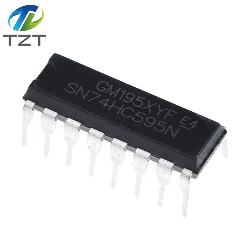 TZT 10/30PCS SN74HC595N SN74HC595 74HC595N 74HC595 WITH 3 STATE OUTPUT REGISTERS