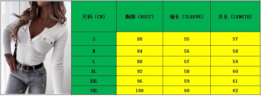Woman's Tshirts cheap spring/summer knit solid color long sleeve zipper V neck Ladies Tops t-shirt dropshipping LTHTT7263XH