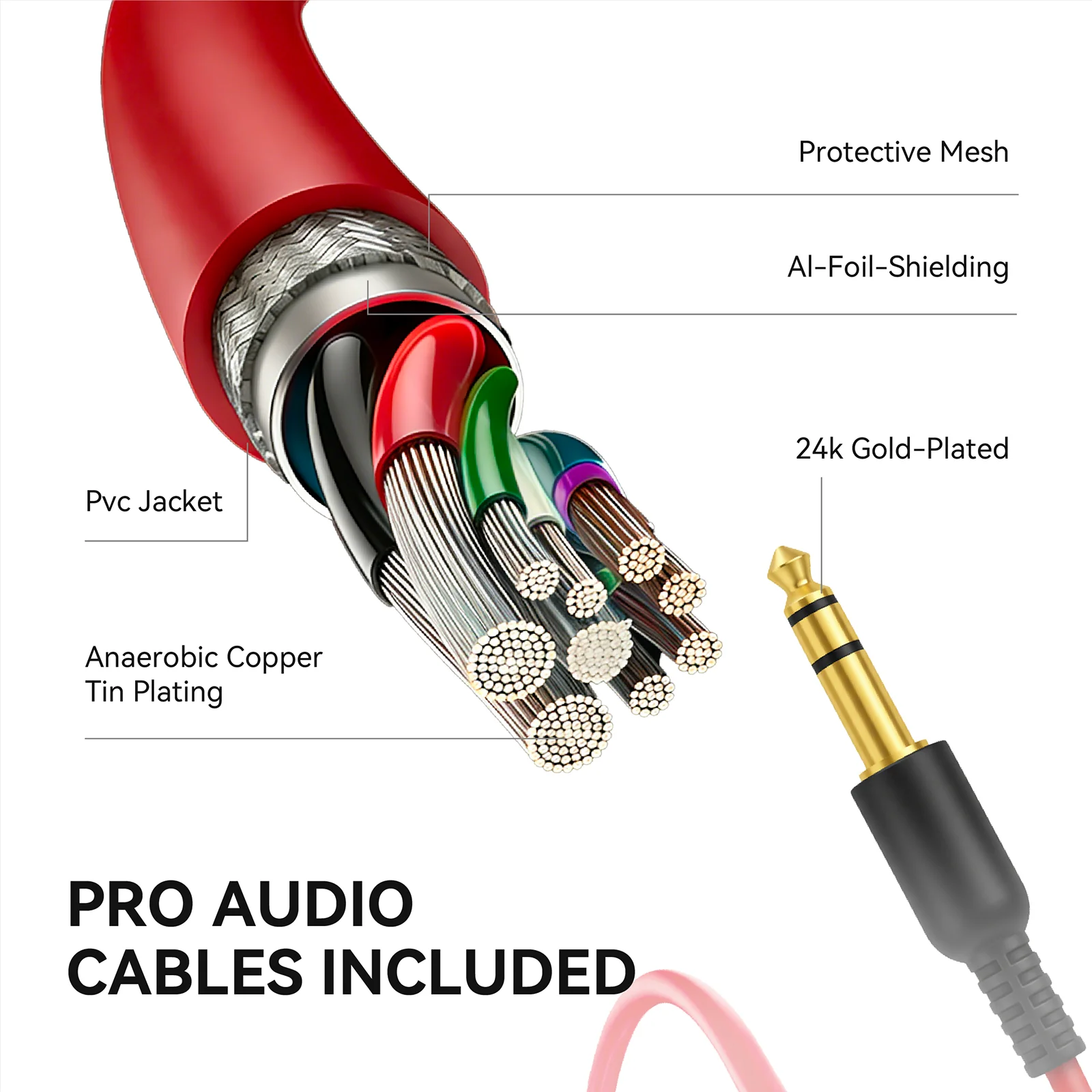 Oneodio Wired HiFi Headphones Professional Studio DJ Headphones With Mic Over Ear Hi-Res Headset Monitoring For AMP Guitar Phone