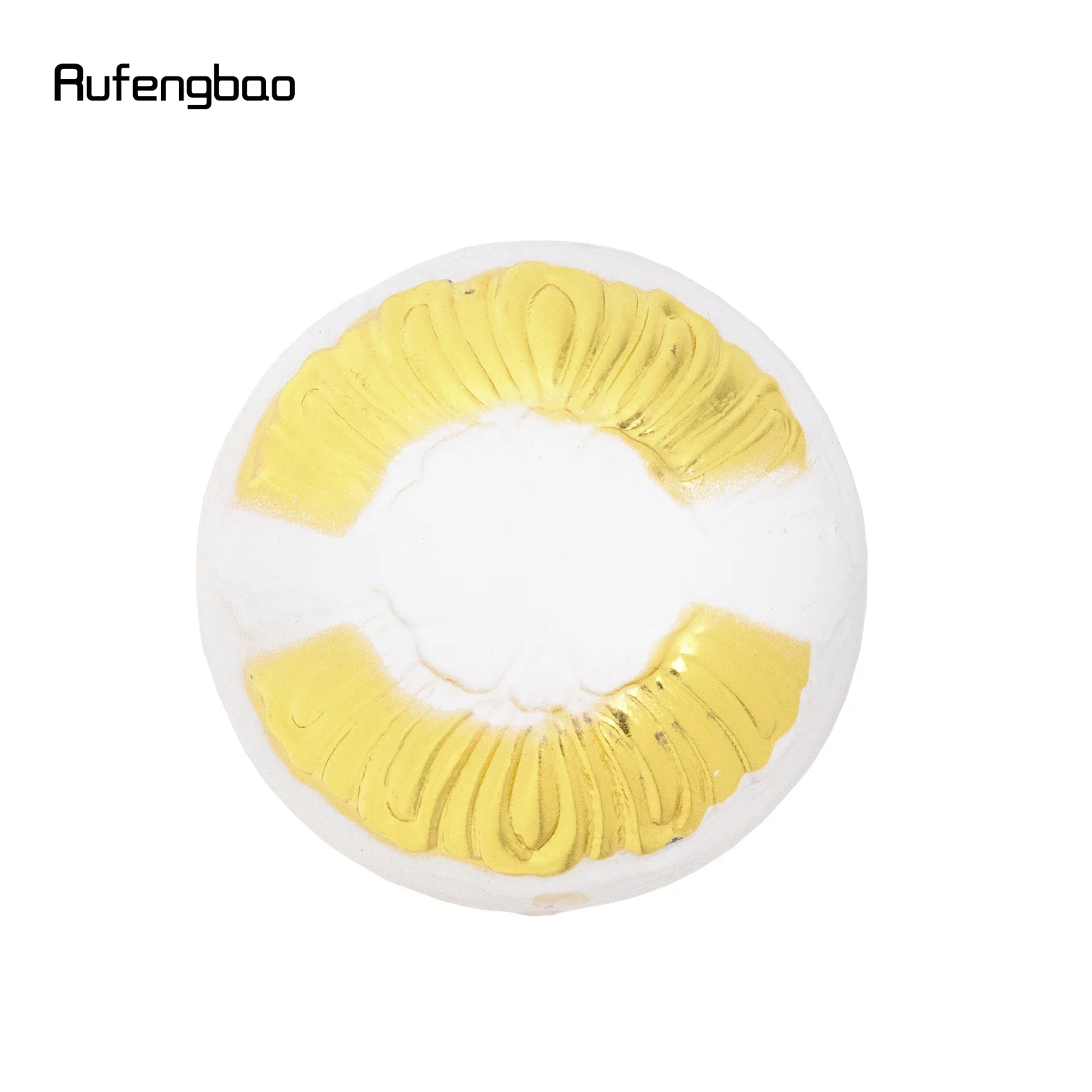 Golden White Luxury Round Handle Fashion Stick for Party Decorative Walking Cane Elegant Crosier Knob Walking Stick 93cm