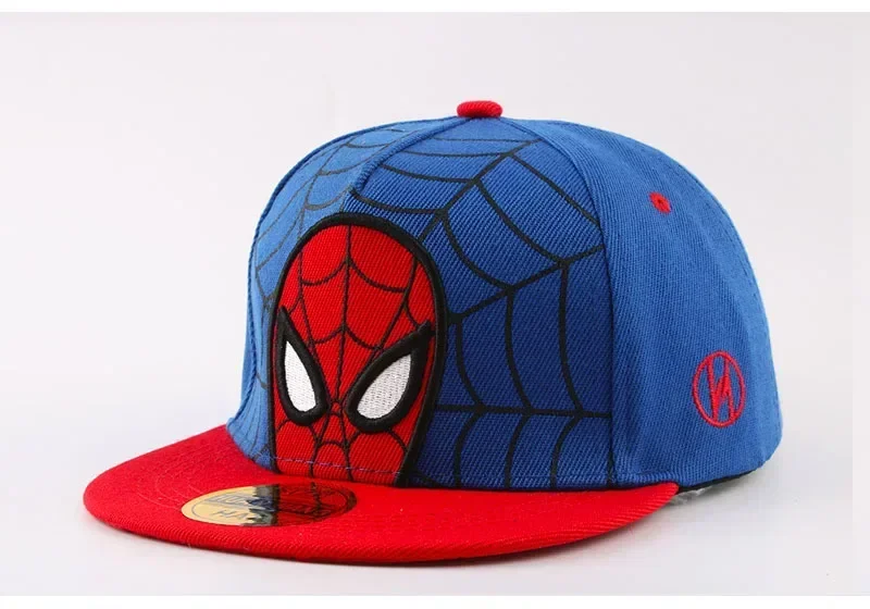 ^^Anime Cartoon Spiderman Hats for Kids Toddler Baby Baseball Cap Spring Summer Children's Snapback Hip Hop Adjustable Caps