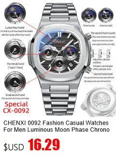 CHENXI 104A Waterproof Top Brand Luxury Couple Watches Watch for Women Men with Simulated-Ceramics Strap Relojes Para Damas