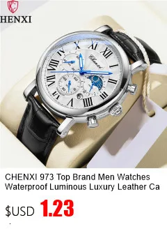 CHENXI 104A Waterproof Top Brand Luxury Couple Watches Watch for Women Men with Simulated-Ceramics Strap Relojes Para Damas