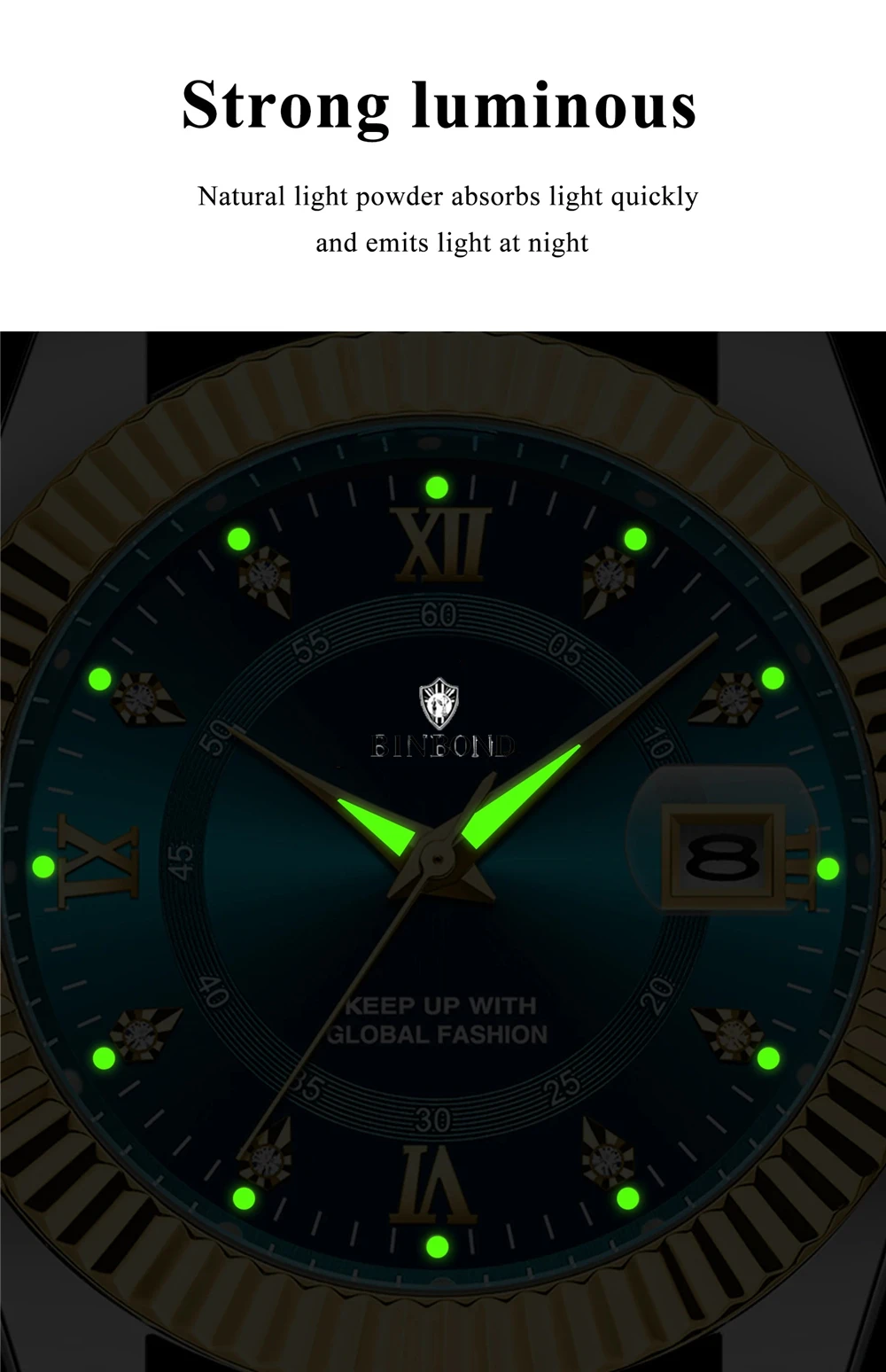 Fashion Quartz Wristwatches Luxury Brand Diamond Watch For Man Gifts High Quality Digital Dial Mens Automatic Watches Men Clock