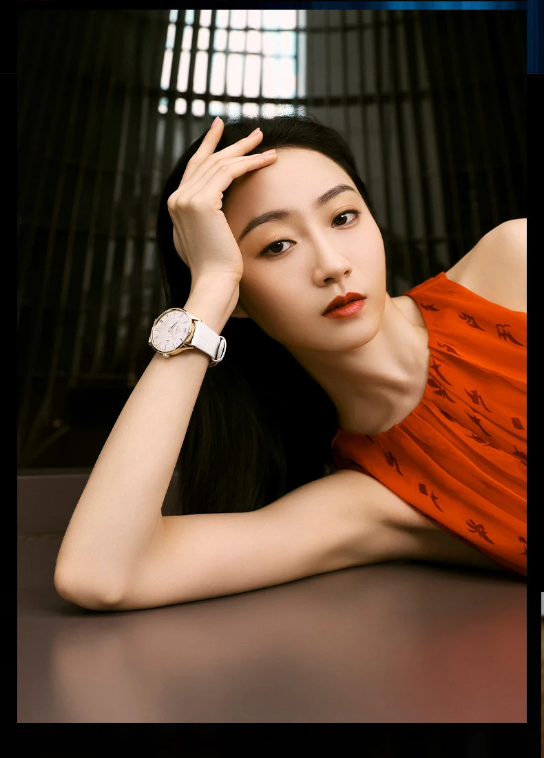 SHANGHAI Couple Automatic Watches 39mm Sapphire Mechanical Watch Date Display Flower Pattern Dial 316L Stainless Steel New S5001