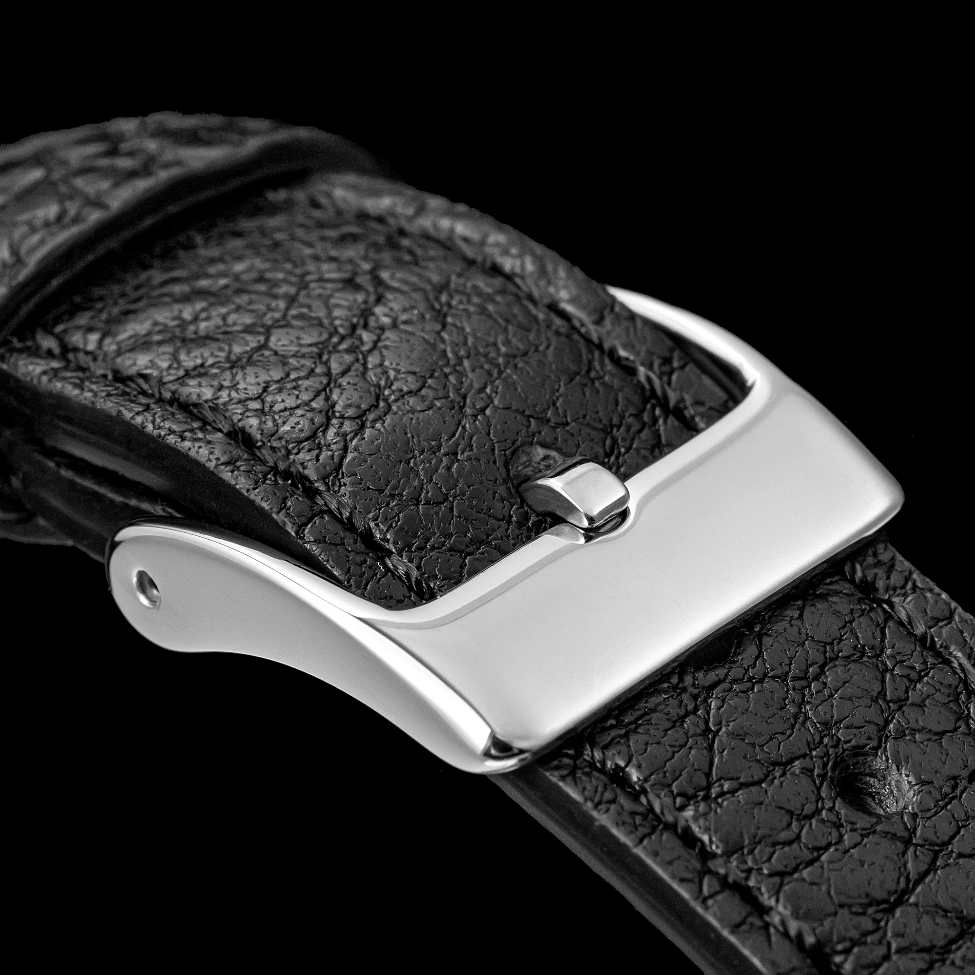 THORN T017 Quartz Watch Sapphire Glass 100M Waterproof Small Seconds Genuine Leather Strap Men Women Couples Wristwatch