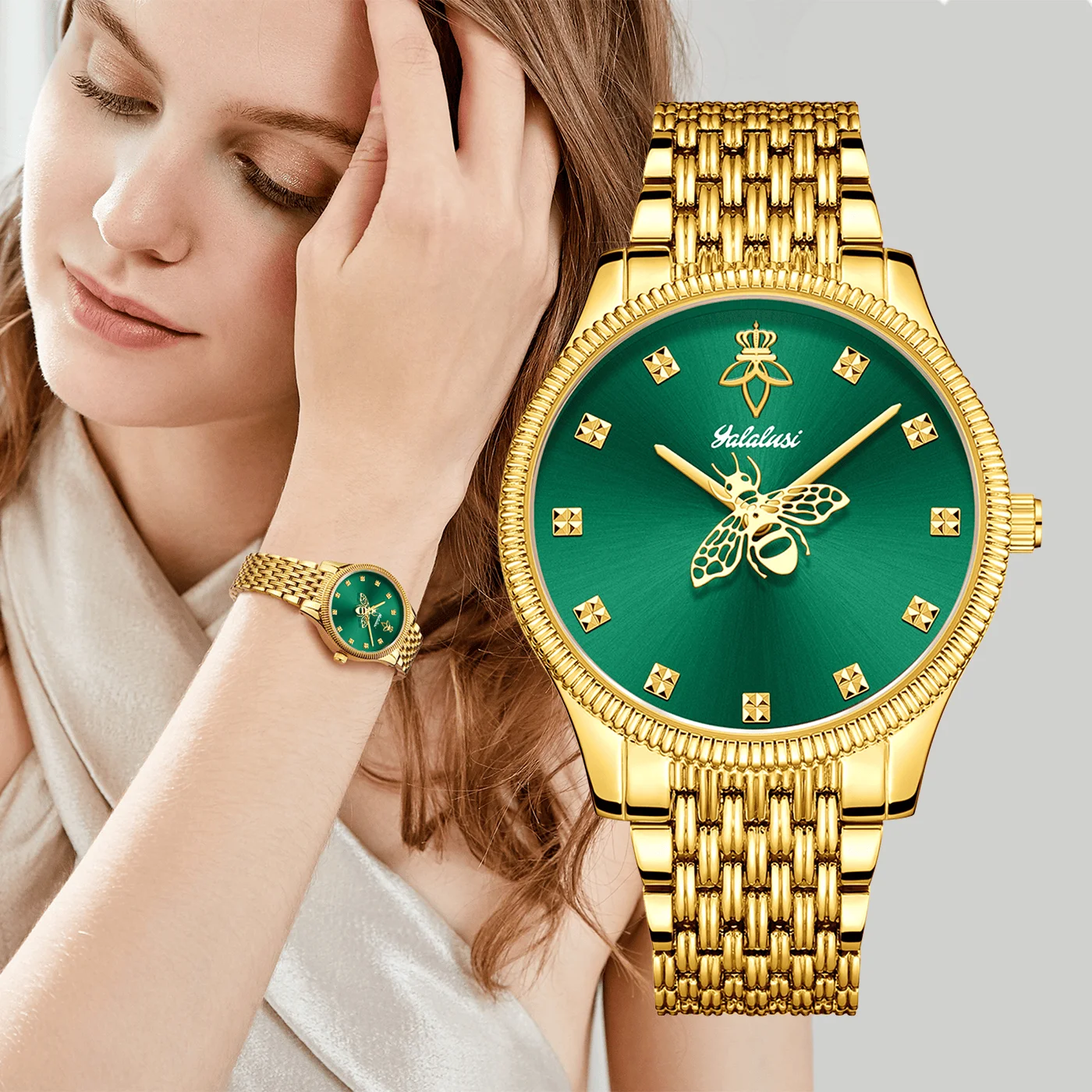 Fashionable Men’s and Women’s Steel-Strap Bracelet Watches: Minimalist, Business-Style, Couples’ Watches, Water-Resistant Reloj