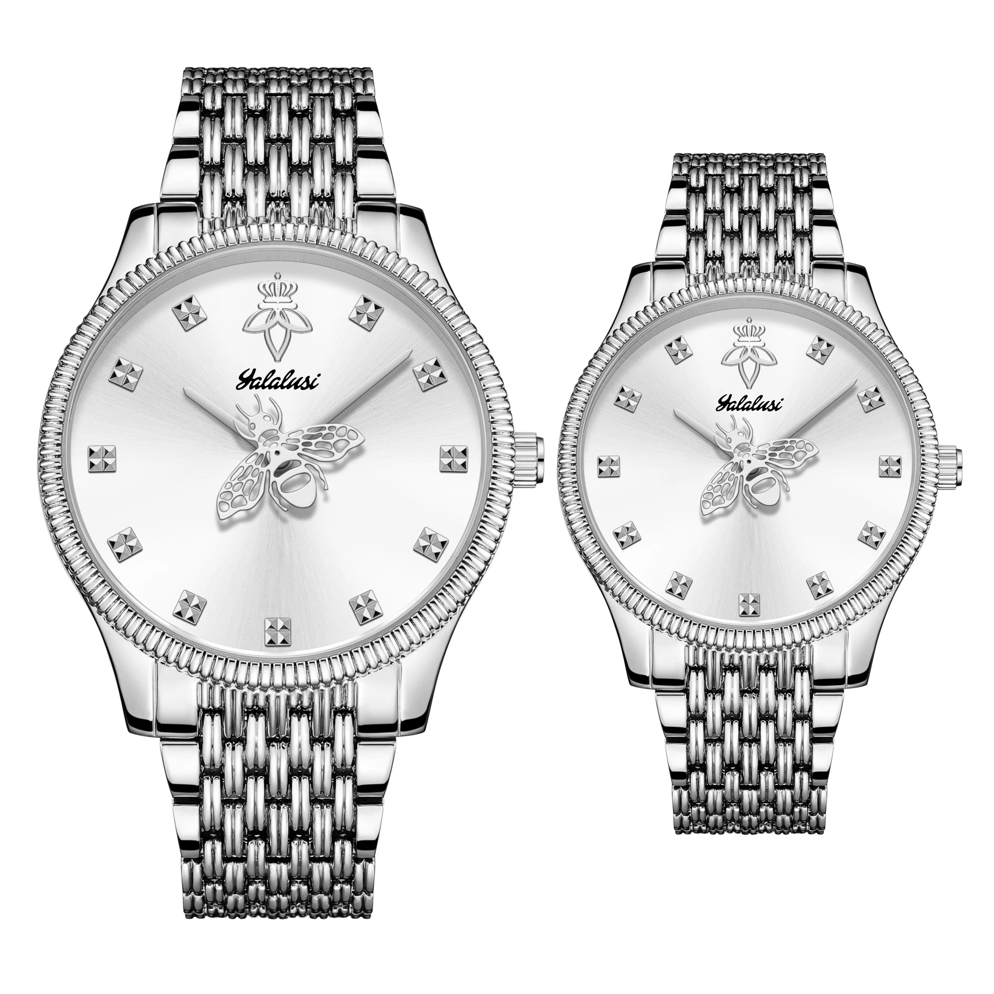 Fashionable Men’s and Women’s Steel-Strap Bracelet Watches: Minimalist, Business-Style, Couples’ Watches, Water-Resistant Reloj