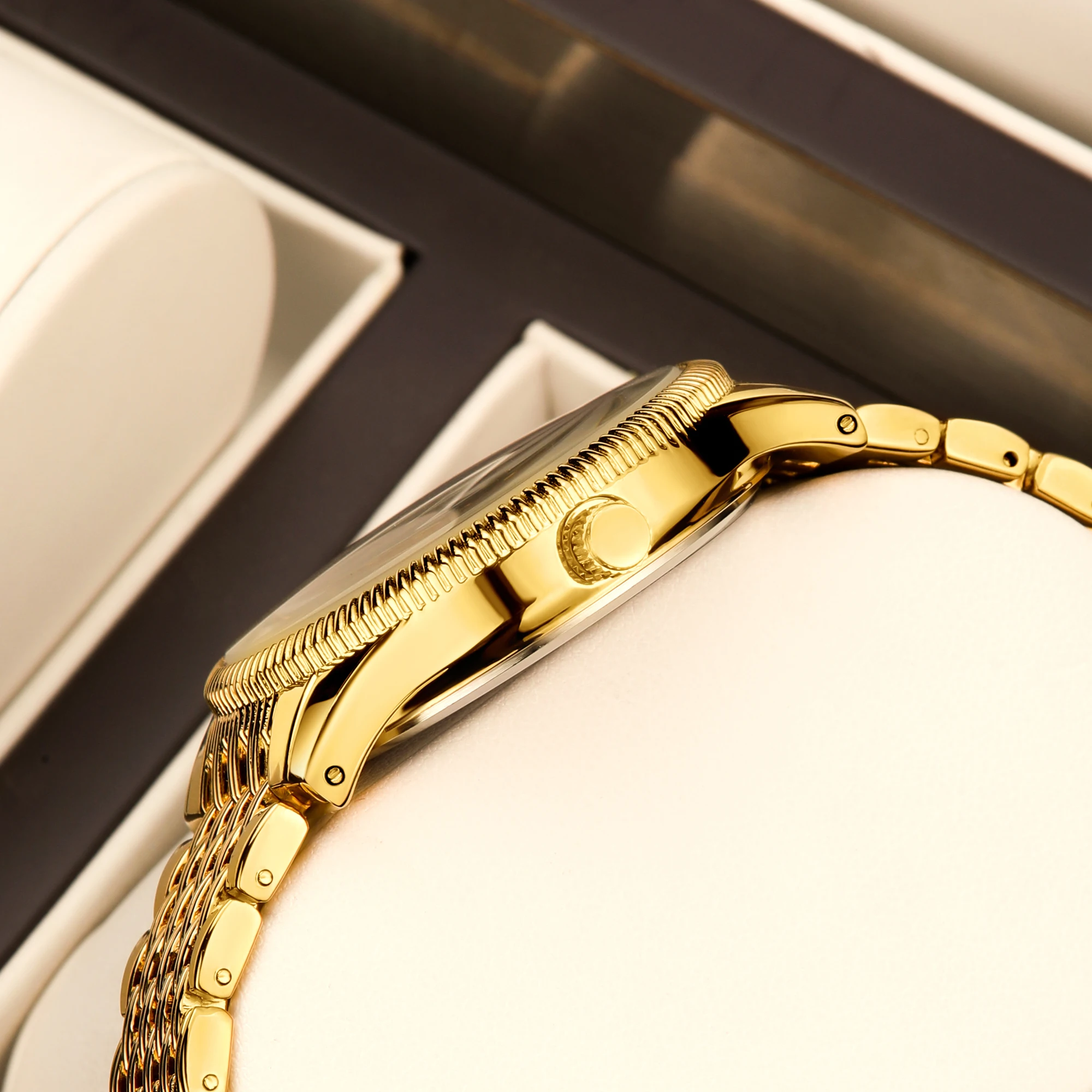 Fashionable Men’s and Women’s Steel-Strap Bracelet Watches: Minimalist, Business-Style, Couples’ Watches, Water-Resistant Reloj