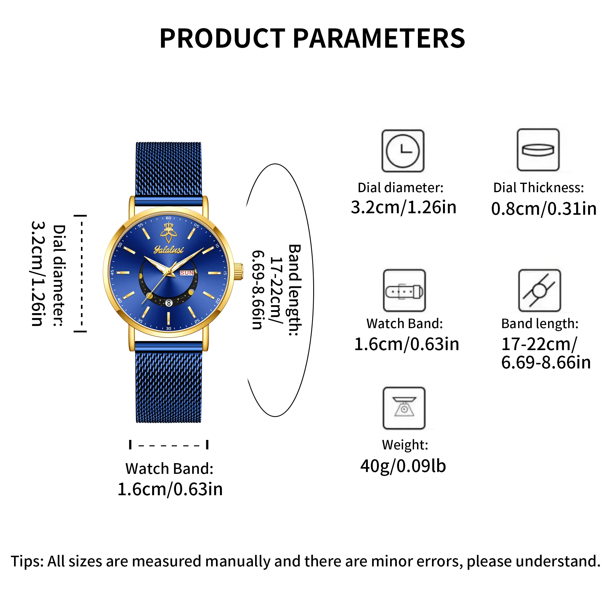 YaLaLuSi Stylish Men's and Women's Minimalist Casual Watches with Calendar and Smiley Face Design—Couple's Watches Reloj
