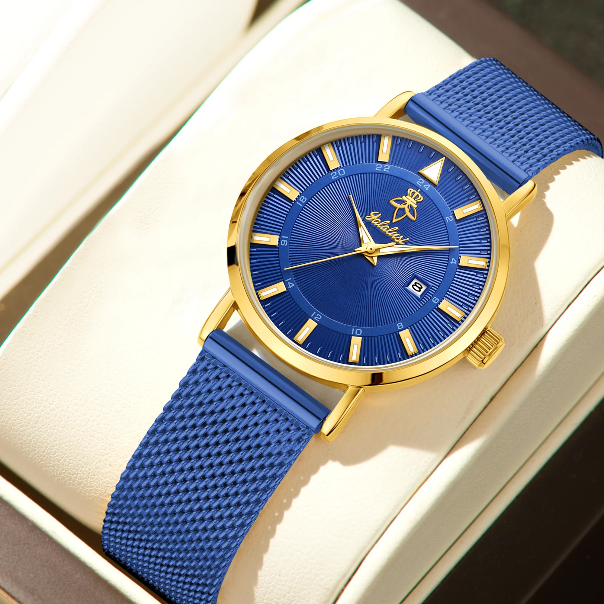 Fashionable Men's and Women's Watches: Minimalist Calendar, Casual, Business, Workplace, and Couples' Quartz Watches Reloj
