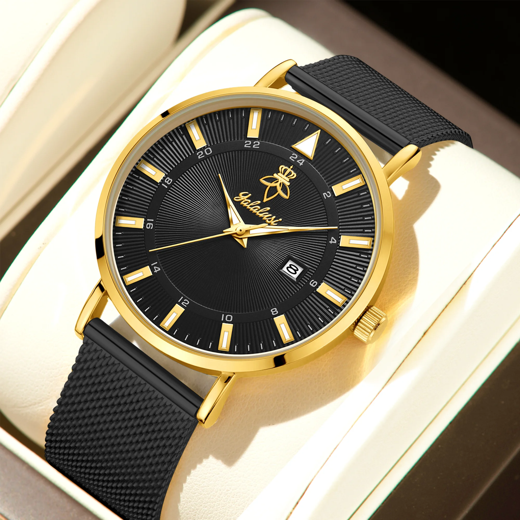 Fashionable Men's and Women's Watches: Minimalist Calendar, Casual, Business, Workplace, and Couples' Quartz Watches Reloj
