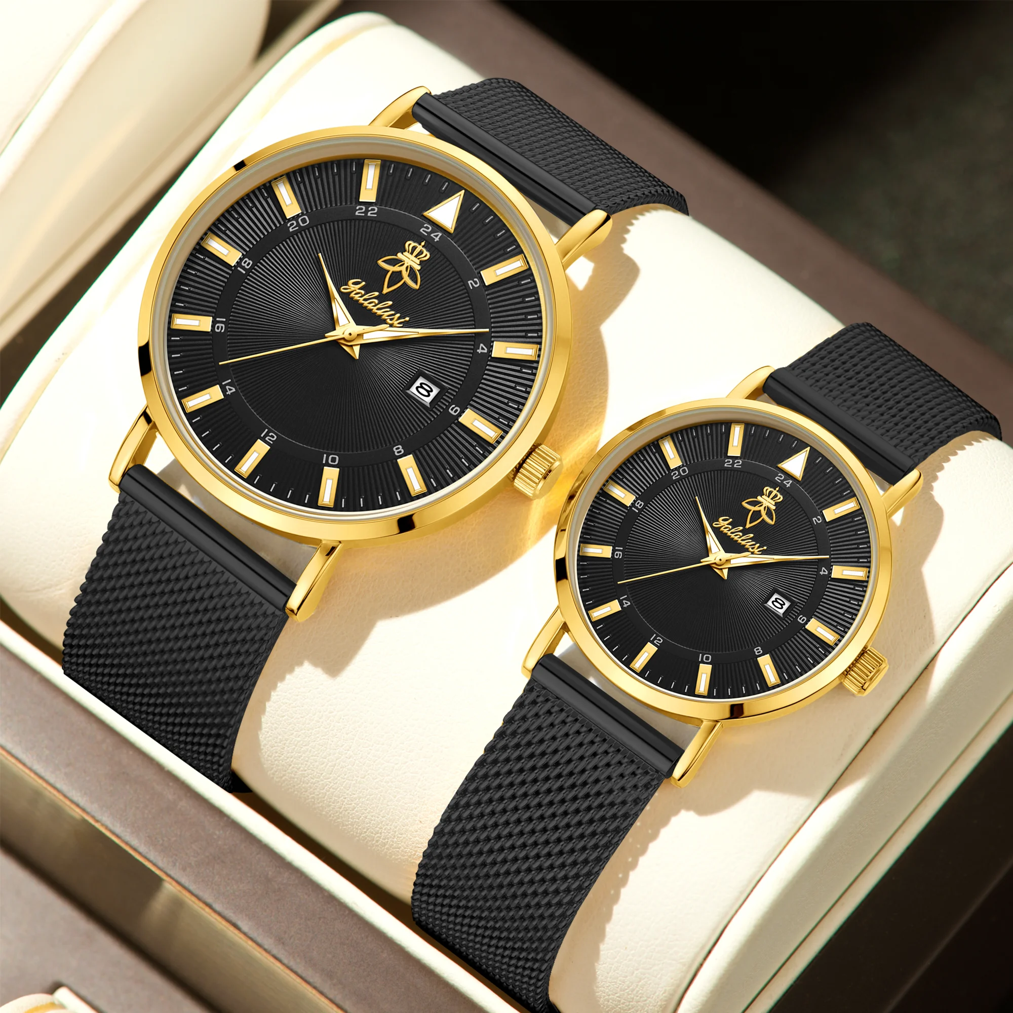 Fashionable Men's and Women's Watches: Minimalist Calendar, Casual, Business, Workplace, and Couples' Quartz Watches Reloj
