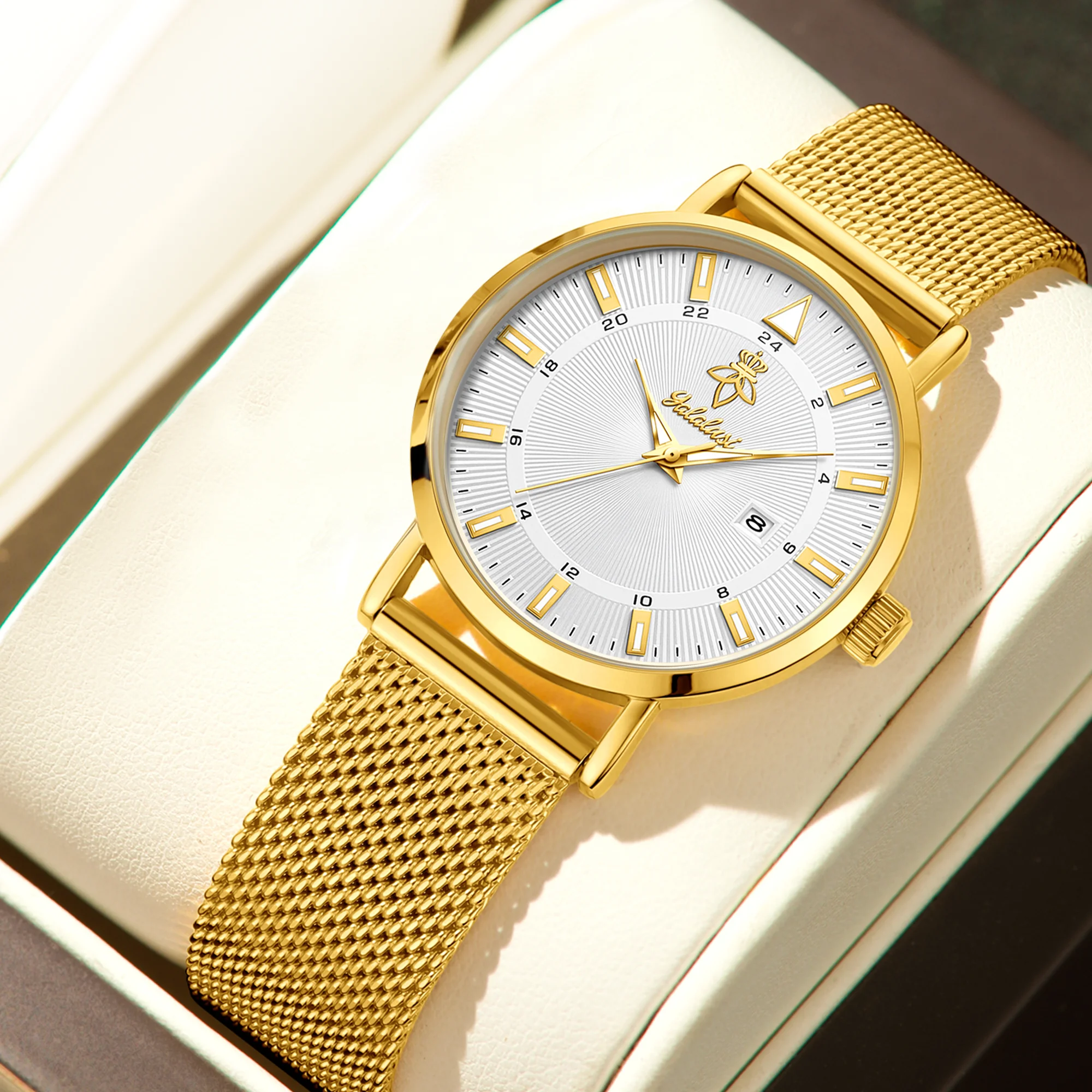 Fashionable Men's and Women's Watches: Minimalist Calendar, Casual, Business, Workplace, and Couples' Quartz Watches Reloj