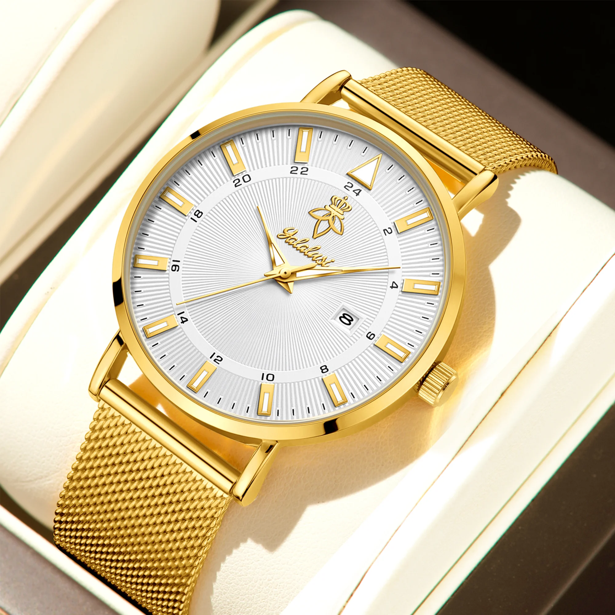 Fashionable Men's and Women's Watches: Minimalist Calendar, Casual, Business, Workplace, and Couples' Quartz Watches Reloj
