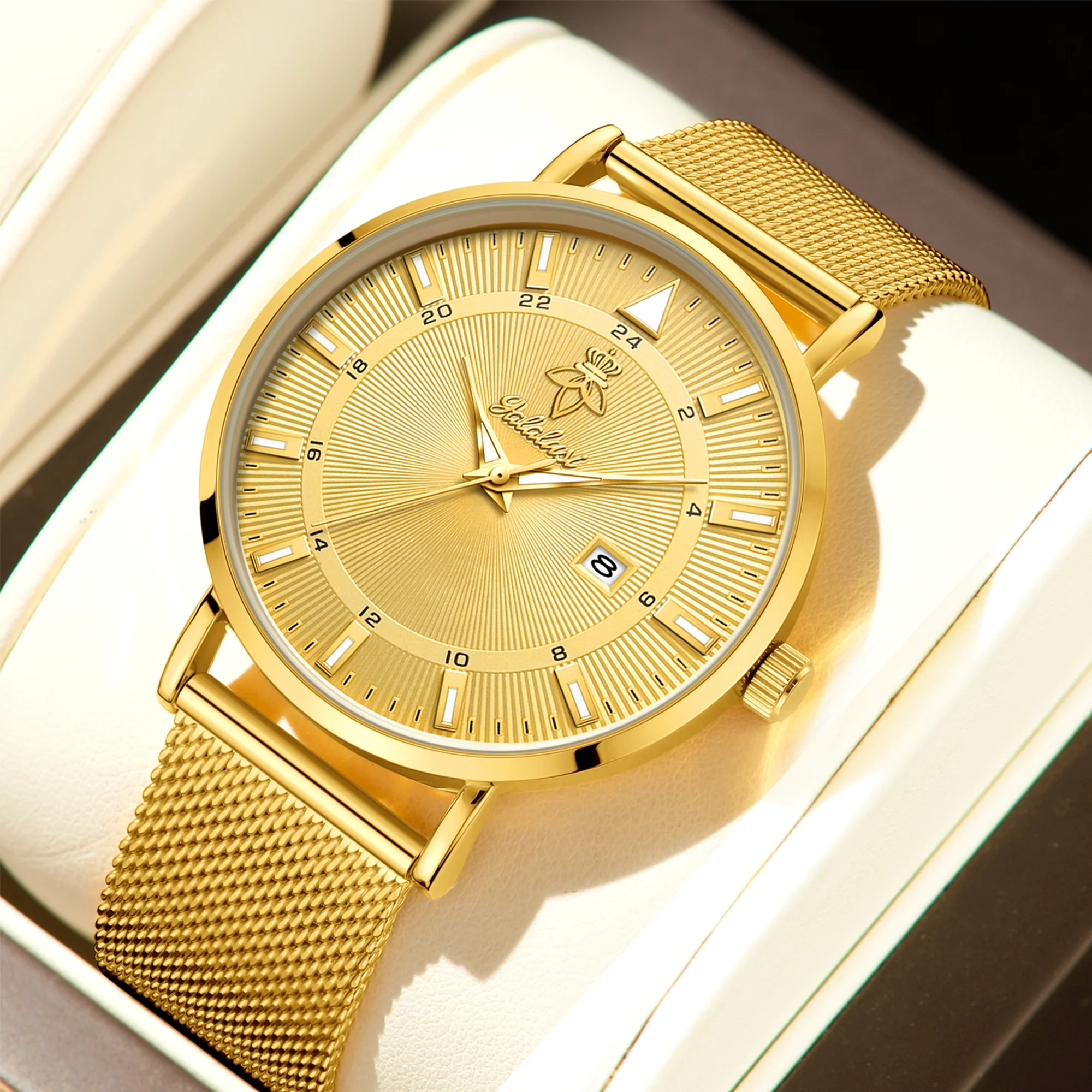 Fashionable Men's and Women's Watches: Minimalist Calendar, Casual, Business, Workplace, and Couples' Quartz Watches Reloj