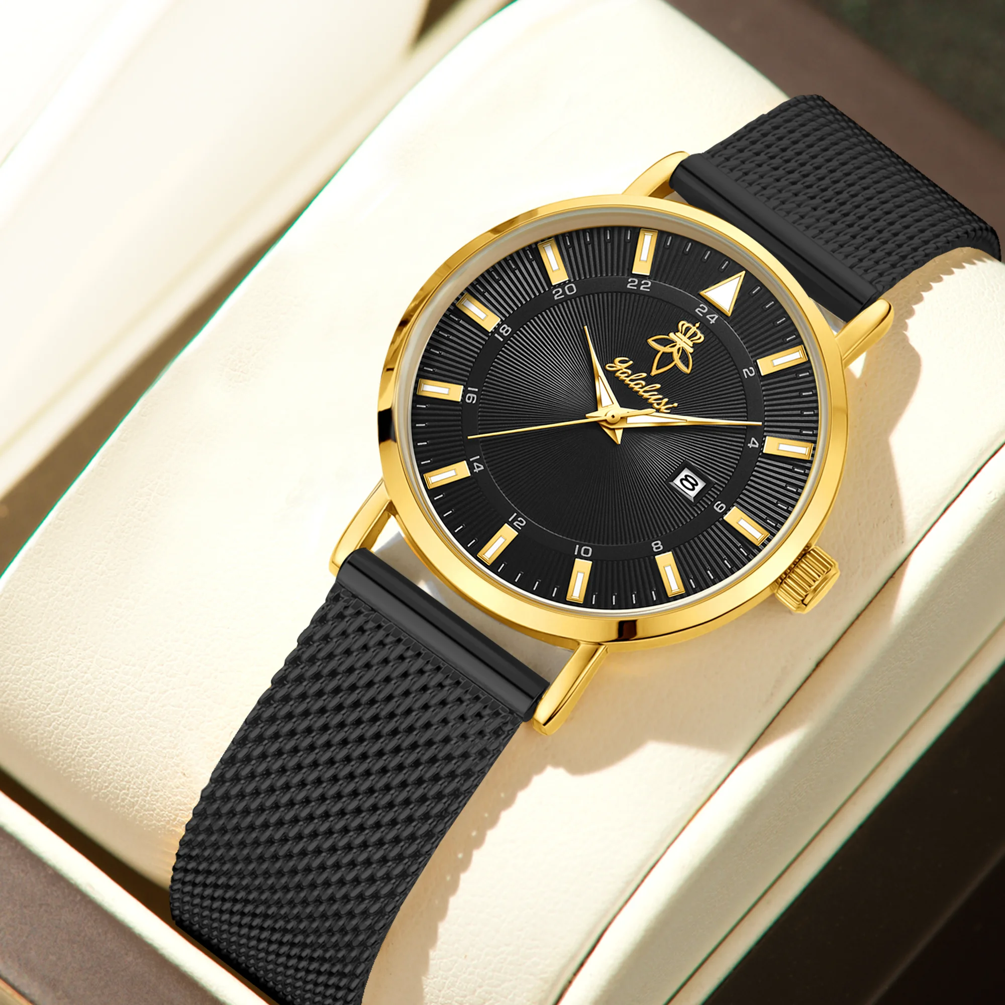 Fashionable Men's and Women's Watches: Minimalist Calendar, Casual, Business, Workplace, and Couples' Quartz Watches Reloj
