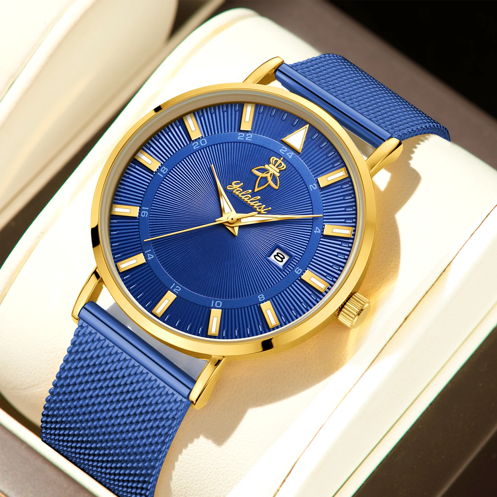 Fashionable Men's and Women's Watches: Minimalist Calendar, Casual, Business, Workplace, and Couples' Quartz Watches Reloj