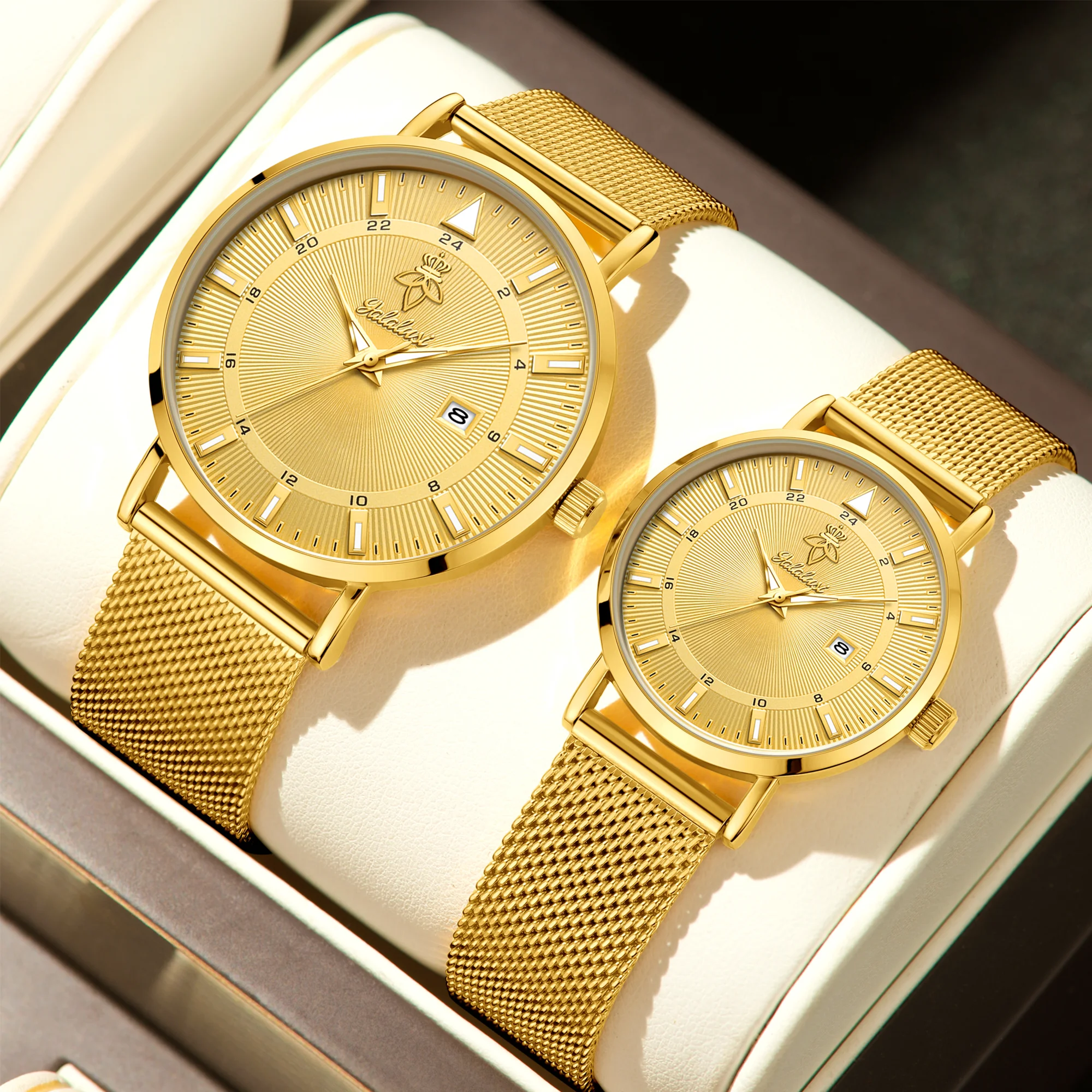 Fashionable Men's and Women's Watches: Minimalist Calendar, Casual, Business, Workplace, and Couples' Quartz Watches Reloj
