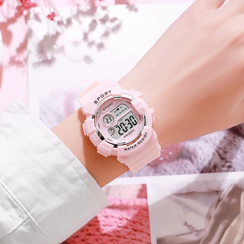 Men Women Digital Watches with Bracelet Multifunction Sports Watches Fashion Couple Watch Electronic Clock For Boys and Girls