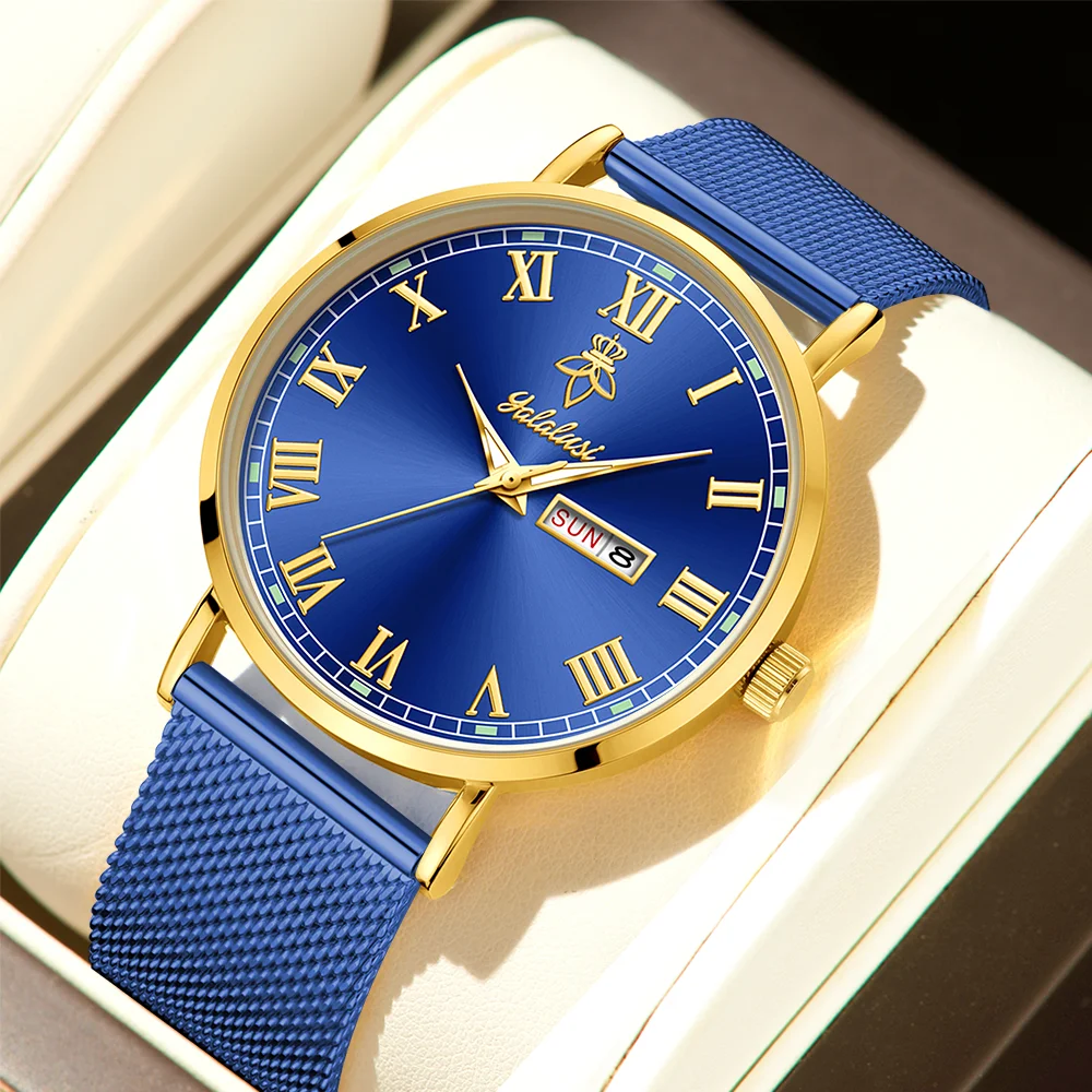 Stylish, Retro, and Minimalist Calendar Watches for Men and Women: Business, Commuting, and Couples' Watches—Perfect Gifts Reloj