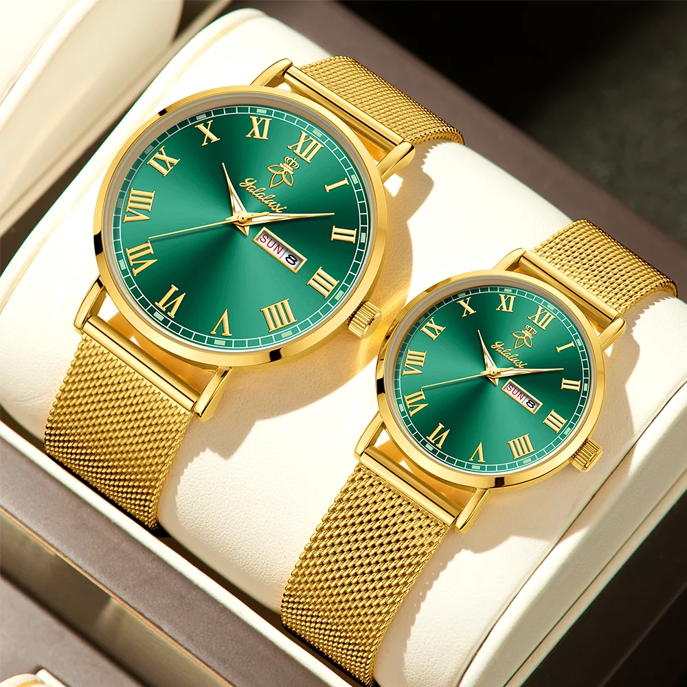 Stylish, Retro, and Minimalist Calendar Watches for Men and Women: Business, Commuting, and Couples' Watches—Perfect Gifts Reloj