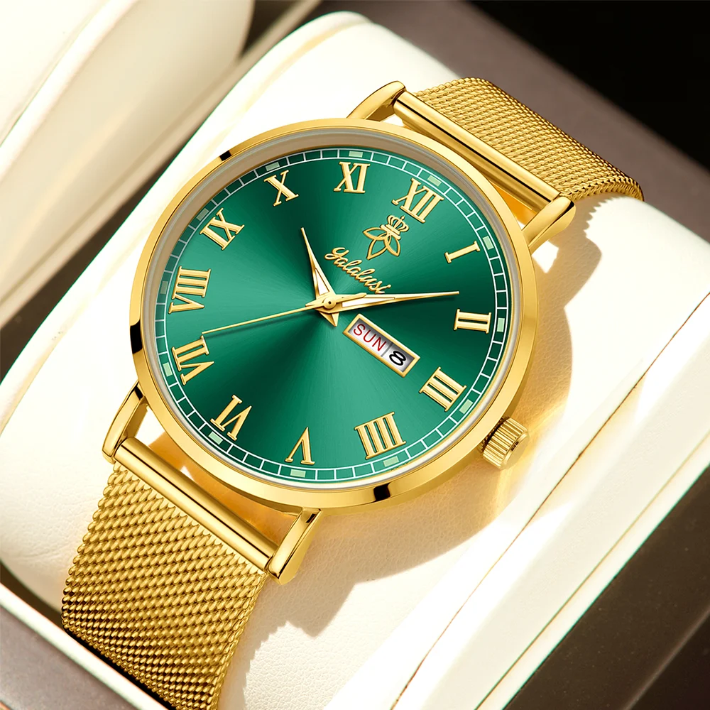 Stylish, Retro, and Minimalist Calendar Watches for Men and Women: Business, Commuting, and Couples' Watches—Perfect Gifts Reloj
