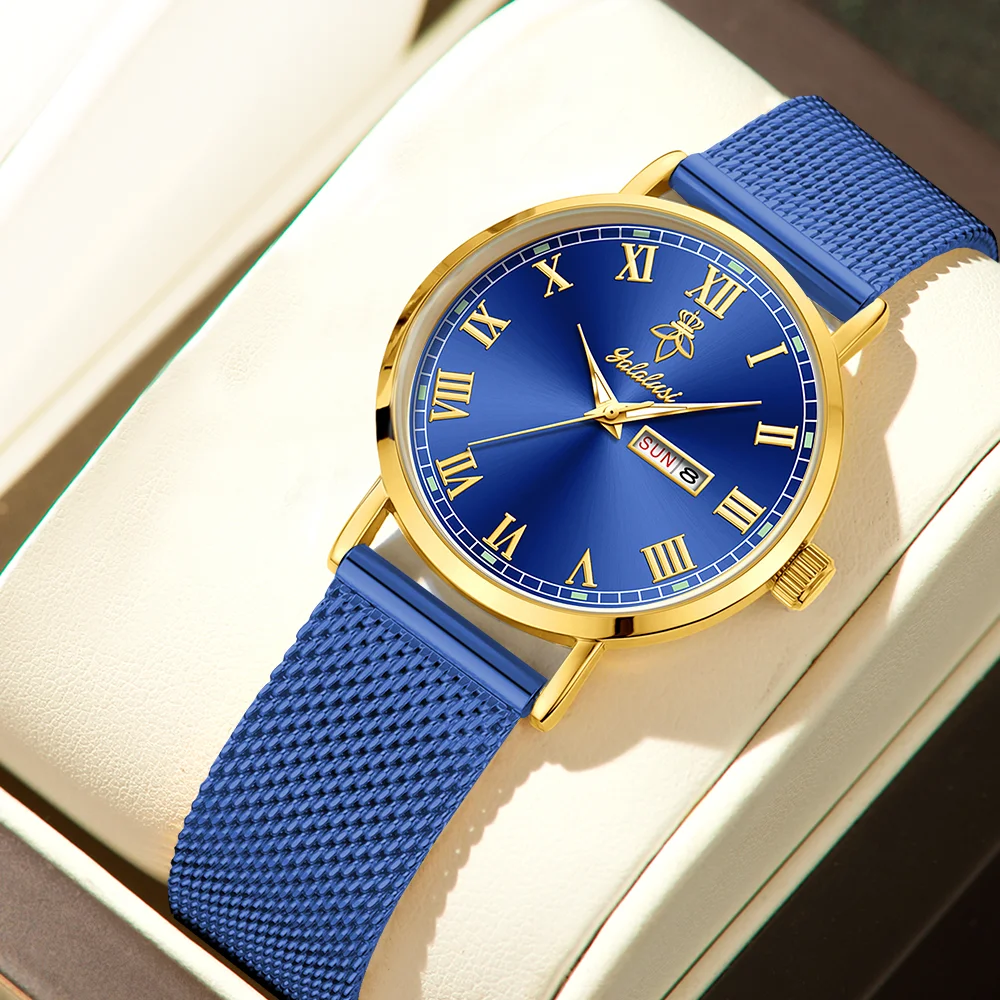 Stylish, Retro, and Minimalist Calendar Watches for Men and Women: Business, Commuting, and Couples' Watches—Perfect Gifts Reloj