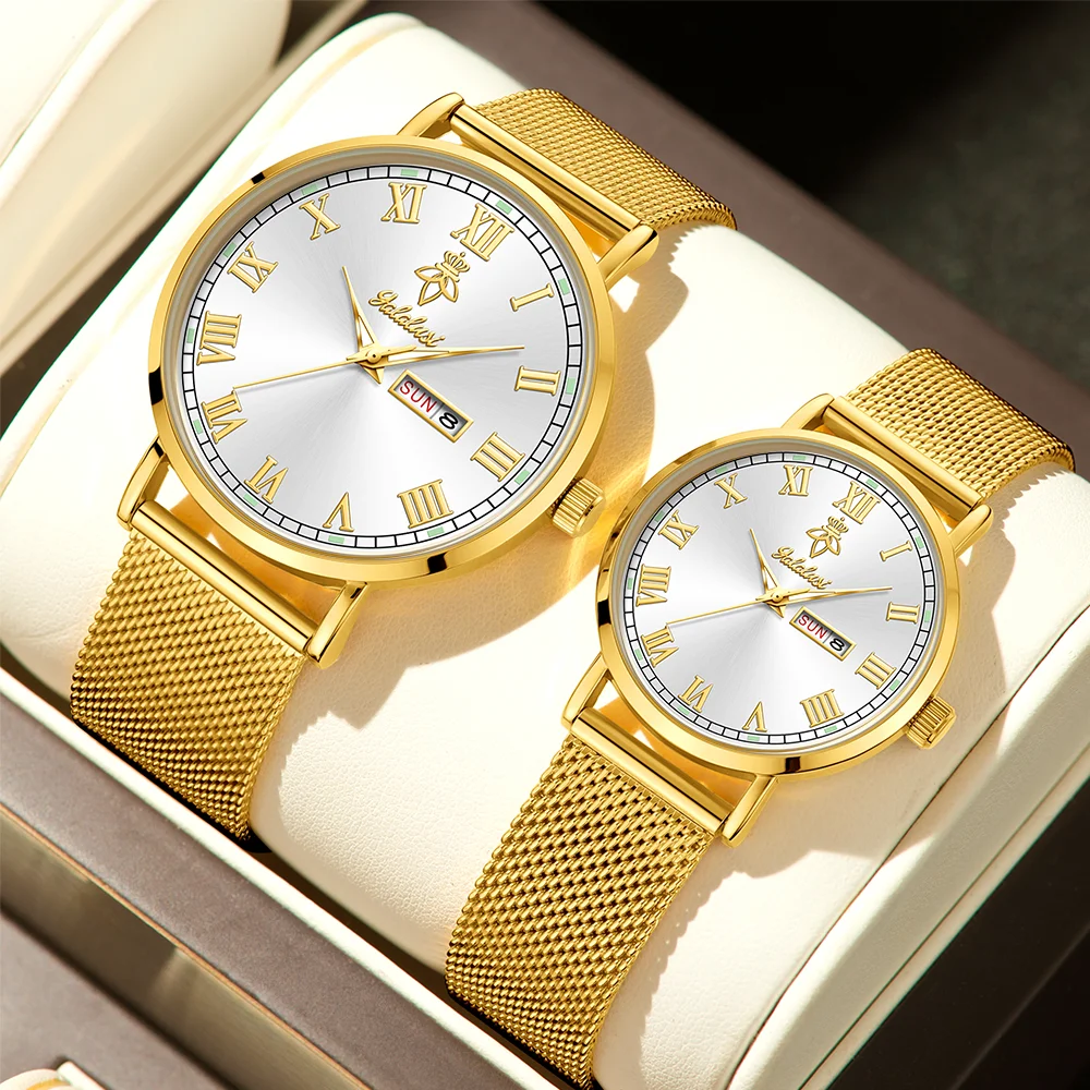 Stylish, Retro, and Minimalist Calendar Watches for Men and Women: Business, Commuting, and Couples' Watches—Perfect Gifts Reloj