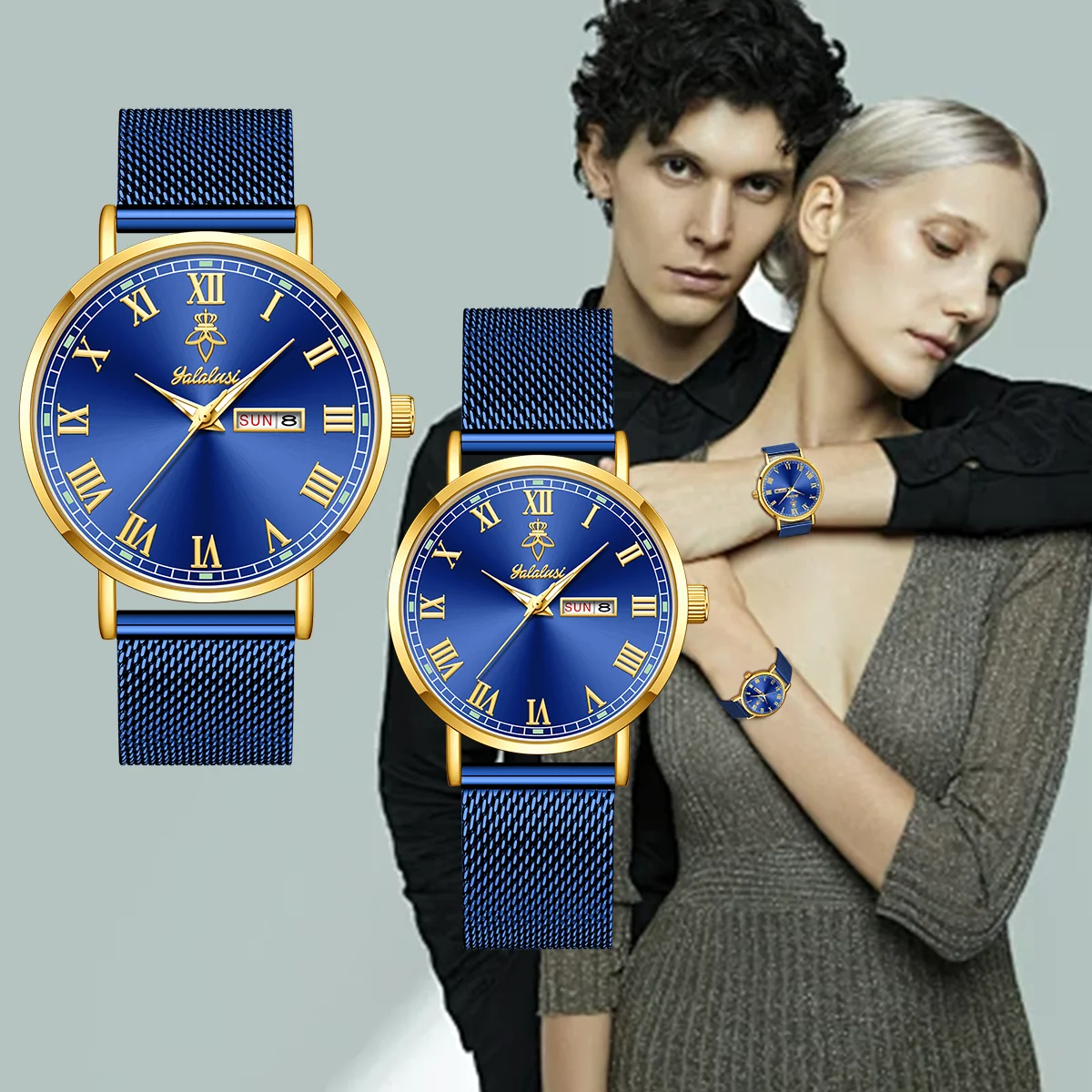 Stylish, Retro, and Minimalist Calendar Watches for Men and Women: Business, Commuting, and Couples' Watches—Perfect Gifts Reloj