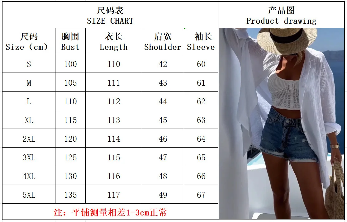 Evil Eye Casual Shirt Women's Fashion Beach Style Loose Button Sunscreen Cotton Linen Shirt Dress Summer Casual Women Top