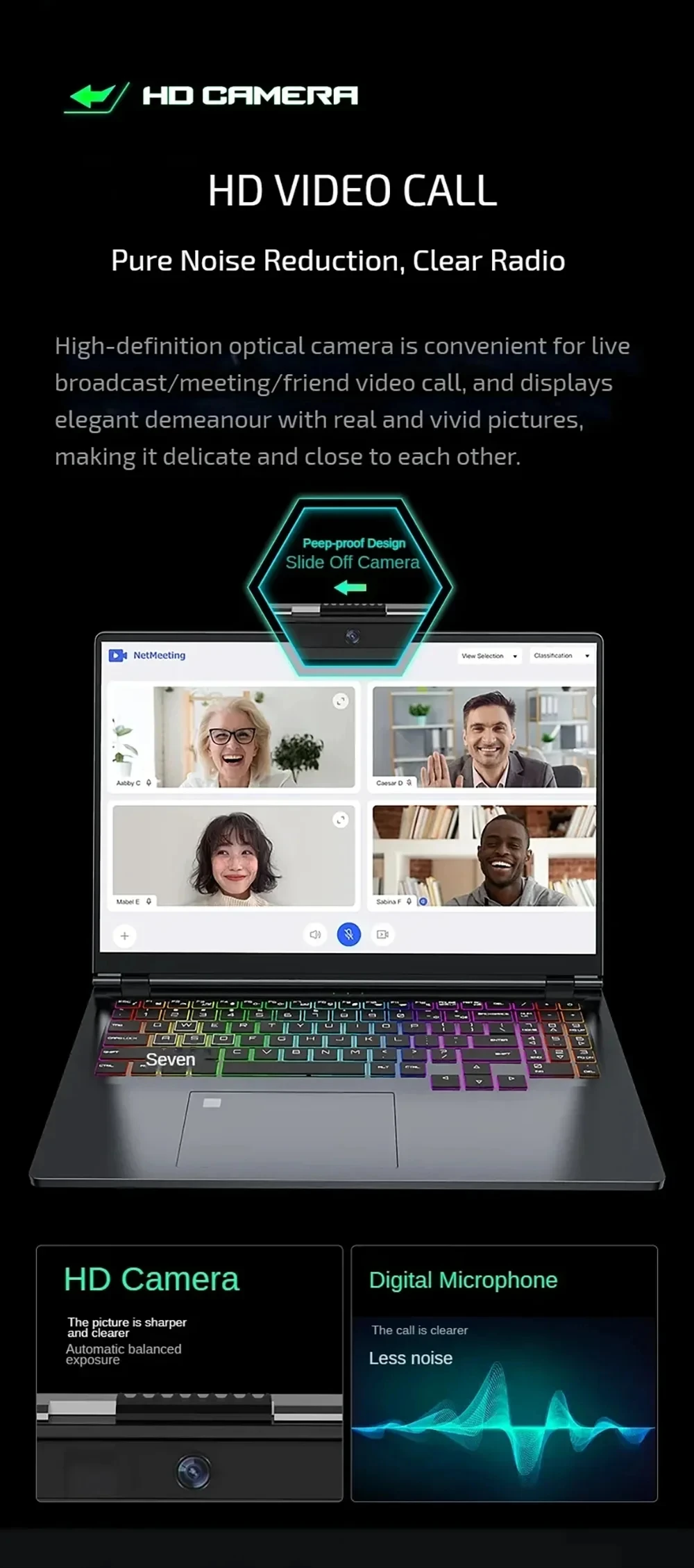 Gaming Laptop 16 inch Intel Core i9-12900H NVIDIA RTX 4060 8G 64GB RMD 4TB SSD DDR4 Windows 11 HD Camera WiFi6 Portable Computer
