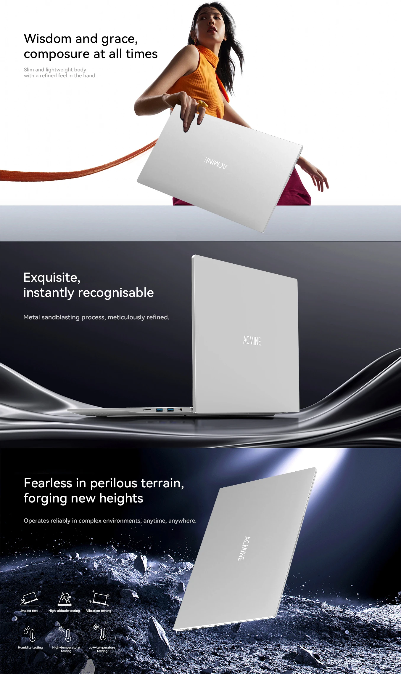 Blossom 6500Y New 17.3" Laptop 16GB RAM 512GB SSD Intel N5095 Portable Notebook Lightweight Keyboard Windows 11 Pro